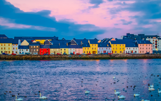 Paddleboarding in galway